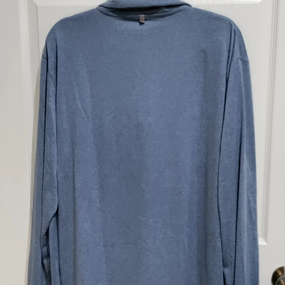 Polo Sport Ralph Lauren men's 1/4 zip blue long sleeve pullover size XXL